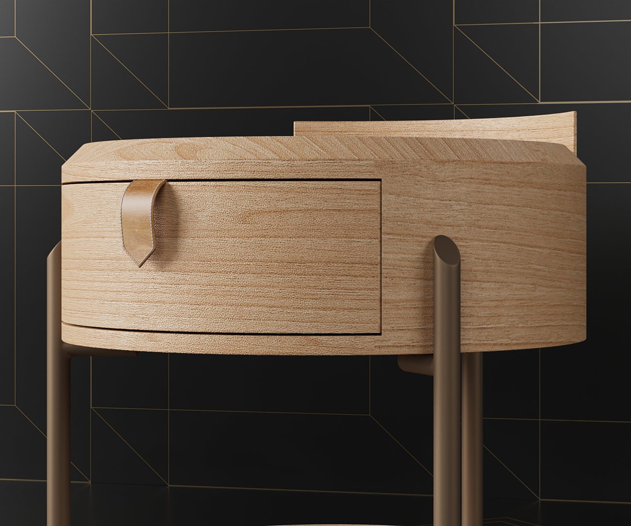 Mesa de cabiceira Navona