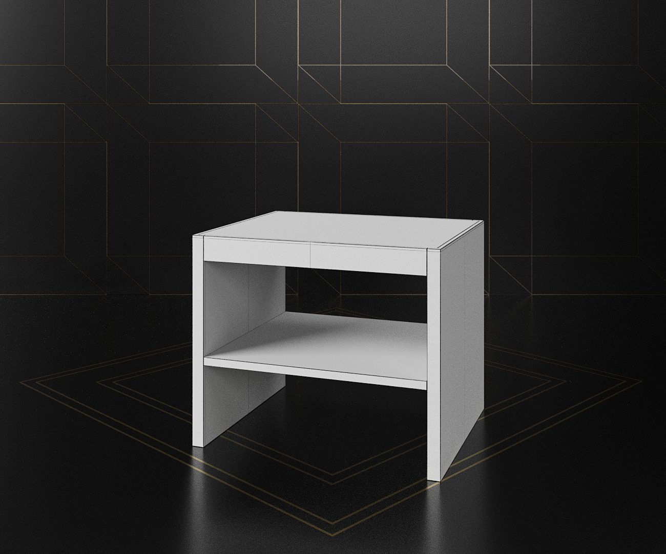 Mesa de Cabiceira Sonetto